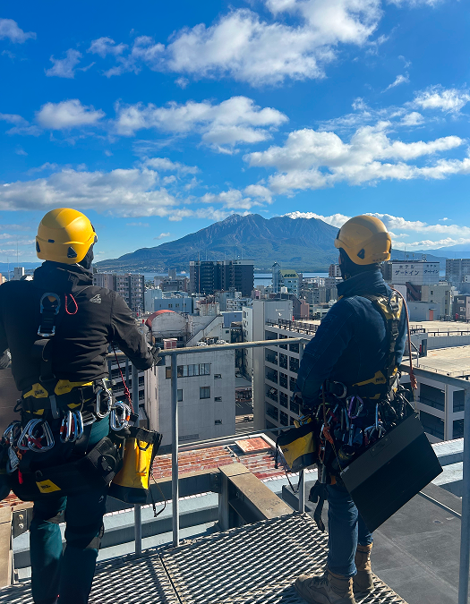外壁 ロープ打診調査